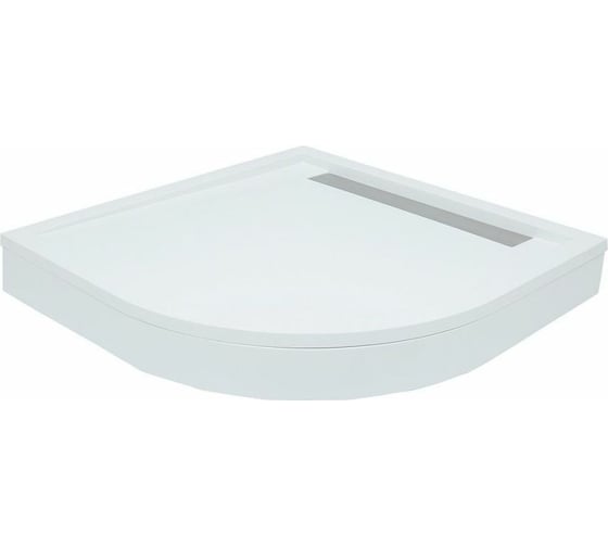 Душевой поддон Aquanet STONE LITE 900х900х150 литьевой мрамор, четверть круга R-550+панель 00215080