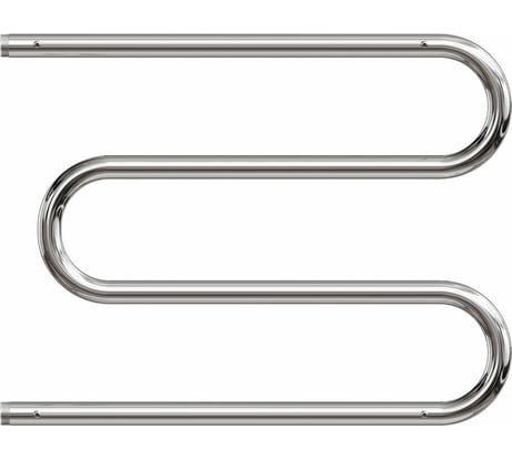 Водяной полотенцесушитель Point 600x700 М-образный (1") с полкой, хром PN38667P