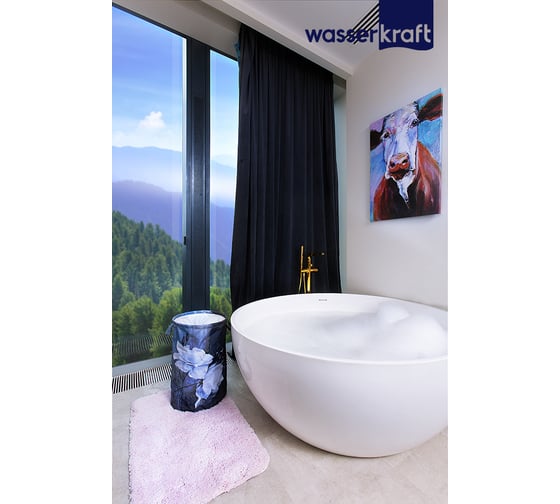 Напольный смеситель для ванны WasserKRAFT Sauer 7121