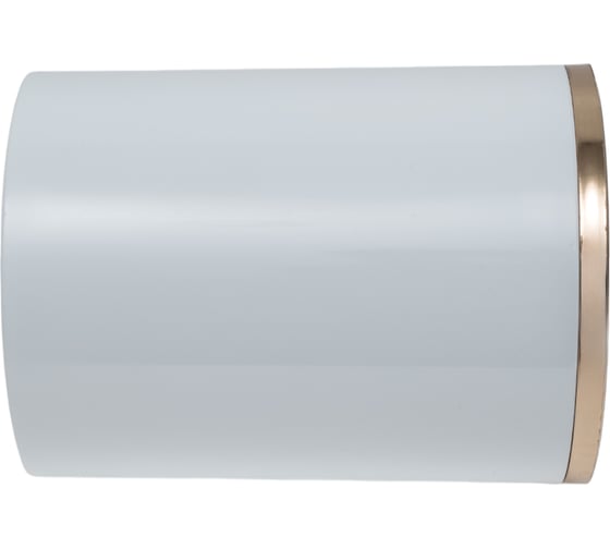 Стакан для зубной пасты и щётки PRIMANOVA LENOX белый с золотом M-E33-01-A