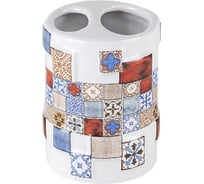 Стакан для пасты и щётки PRIMANOVA LILY керамика D-20172