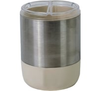 Стакан для щётки и пасты PRIMANOVA LİMA XL бежевый, пластик M-SA08-09