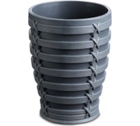 Стакан для пасты и щётки PRIMANOVA PALM серый, пластик M-E59-07