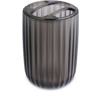 Стакан для зубной пасты PRIMANOVA POLAR прозрачно-дымчатый, пластик D-20652