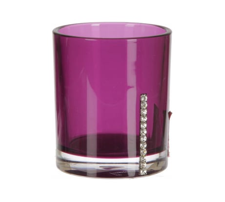 Стакан для зубной пасты PRIMANOVA Roma фиолетовый D-14723