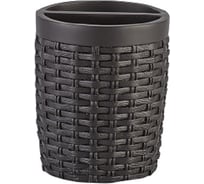 Стакан для пасты и щёток PRIMANOVA Rattan коричневый D-19922
