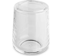 Стакан для зубной пасты PRIMANOVA VETRO прозрачный, пластик, Ø 8.5x11 см D-20632
