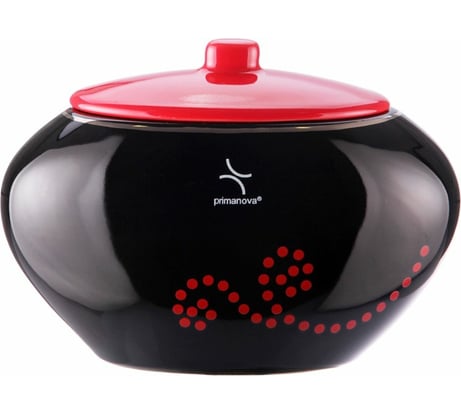 Контейнер для ватных палочек PRIMANOVA Maison чёрный D-15356