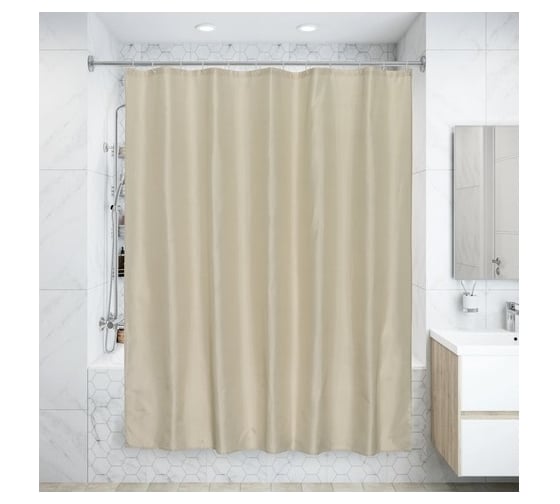 Штора для ванной PRIMANOVA CARAMEL 180x180 PLE DR-50044
