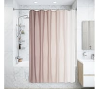 Штора для ванной PRIMANOVA SHARM 180x200 PLE, бежевый DR-40001