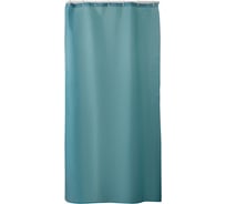 Штора для ванной с утяжелителем PRIMANOVA PREMIUM 180x200, PLE, лазурный DR-60058