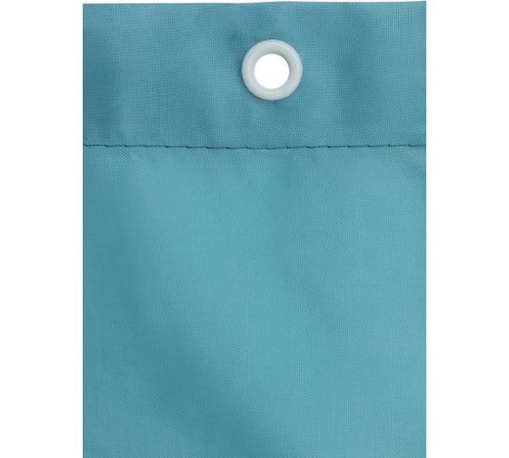 Штора для ванной с утяжелителем PRIMANOVA PREMIUM 180x200, PLE, лазурный DR-60058