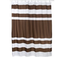 Штора для ванной PRIMANOVA Velvet 180x200 PLE, шоколад DR-80002