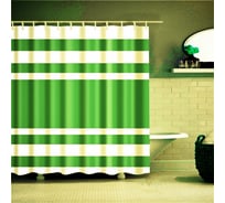 Штора для ванной PRIMANOVA Velvet 180x200 PLE, зеленый DR-80006