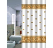 Штора для ванной PRIMANOVA Zumrut 180x200 PLE бежевый DR-50016