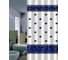 Штора для ванной PRIMANOVA Zumrut 180x200 PLE голубой DR-50014 1