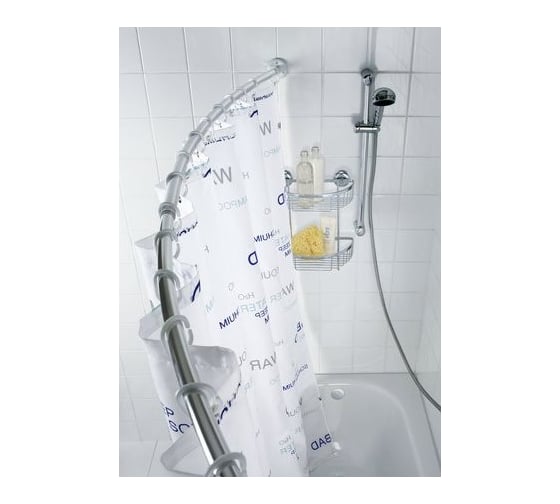 Карниз PRIMANOVA полуовал, алюминиевый, 110 см, max 190 см M-07165
