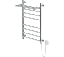 Электрический кабельный полотенцесушитель Ника WAY-2 80/50 с полкой правый тэн WAY-2 80/50 с/п прав