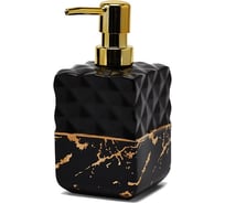 Дозатор для жидкого мыла PRIMANOVA NERO керамика, черный D-20550