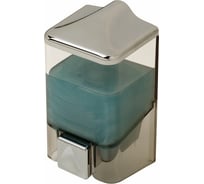 Дозатор для мыла PRIMANOVA 1000 мл, прозрачный-хром, 10.5х10.5х19 см D-SD08