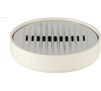 Мыльница PRIMANOVA LENOX бежевый, круглая M-E32-09