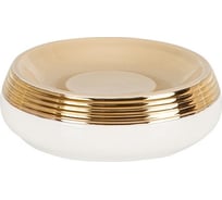 Мыльница PRIMANOVA LUCAS GOLD керамика D-20451