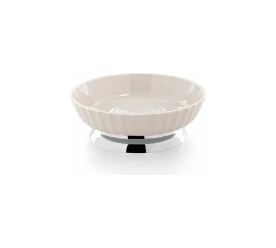 Мыльница PRIMANOVA Nely бежевый, пластик, 12x12x4.5 см M-SA14-09 1