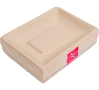 Мыльница PRIMANOVA NERO бежевый, керамика D-20671