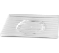 Мыльница PRIMANOVA POLAR прозрачный, пластик, 12.5x9.5x1.5 см D-20641