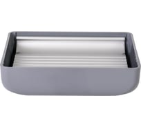 Мыльница PRIMANOVA TOSKANA серый, пластик M-SA02-07