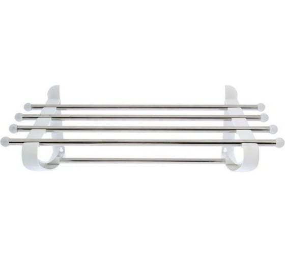 Полка для полотенец PRIMANOVA алюминий, 50x29.5x20 см., белая M-B12-01