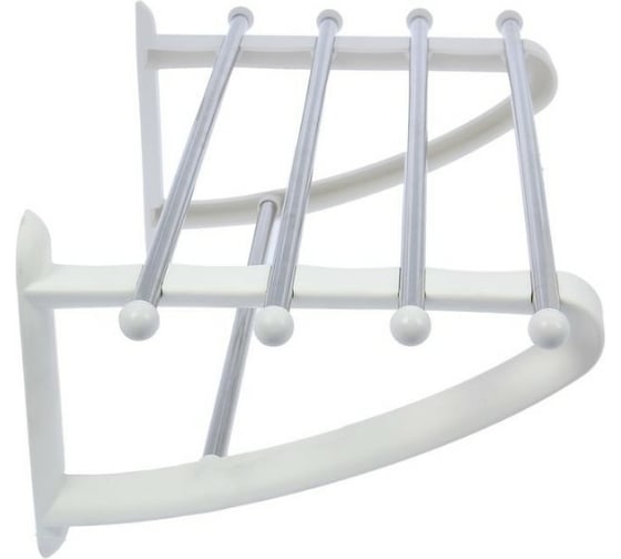 Полка для полотенец PRIMANOVA алюминий, 50x29.5x20 см., белая M-B12-01