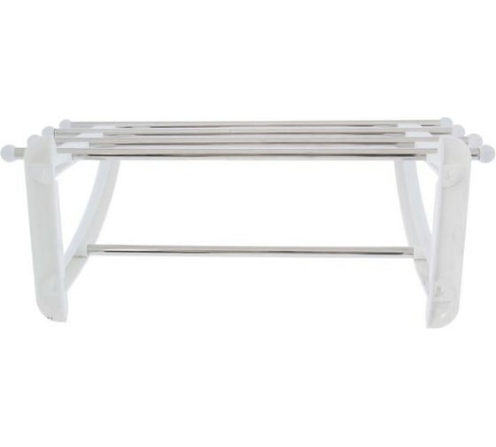 Полка для полотенец PRIMANOVA алюминий, 50x29.5x20 см., белая M-B12-01