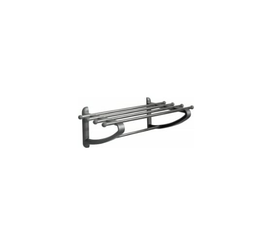 Полка для полотенец PRIMANOVA алюминий, 50x29.5x20 см, серая M-B12-07 1