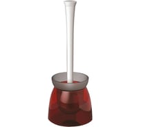 Ёрш для унитаза PRIMANOVA DUO прозрачно-красный M-E18-18-04