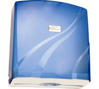 Диспенсер для листовых полотенец PRIMANOVA прозрачно-голубой, ABS-пластик, 26x29x10 D-SD32/M