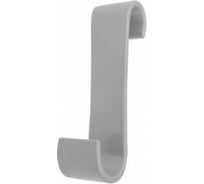 Пластиковый крючок для ванной PRIMANOVA S - образный, серый M-B26-07