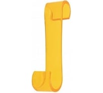 Пластиковый крючок для ванной PRIMANOVA S- образный, прозрачно-оранжевый M-B26-17
