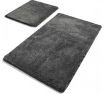 Комплект ковриков для ванной PRIMANOVA HAVAI серый, 50x80 см., и 40x50 см., акрил DR-63013 22414491