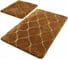 Комплект ковриков для ванной PRIMANOVA INFINITY карамель, 50x80 см., и 40x50 см., акрил DR-63006 1