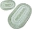 Комплект ковриков для ванной PRIMANOVA MACARONI мятный, 60х100 см и 60х50 см, хлопок DR-63016 1