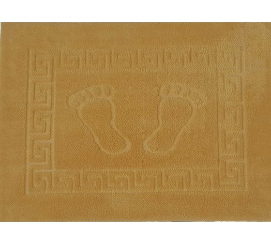 Коврик для ванной PRIMANOVA FOOT 50х70 см, полипропилен, коричневый DR-62009