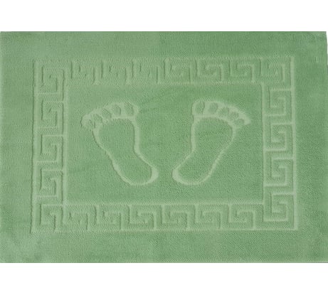 Коврик для ванной PRIMANOVA FOOT 50х70 см, полипропилен, светло-зеленый PRIMANOVA DR-62011