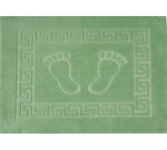 Коврик для ванной PRIMANOVA FOOT 50х70 см, полипропилен, светло-зеленый PRIMANOVA DR-62011