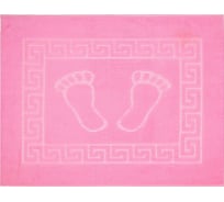 Коврик для ванной PRIMANOVA FOOT 50x70 см., полипропилен, розовый DR-62007