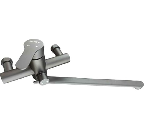 Смеситель для ванны OUTE черный матовый, однорычажный T40123H