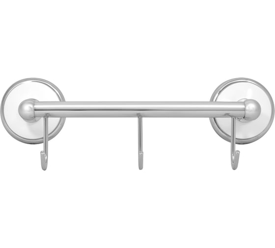 Кронштейн Solinne Blanco настенный, 3 крючка хром B-51108-3 2536.316