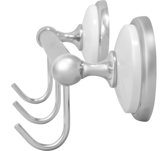 Кронштейн Solinne Blanco настенный, 3 крючка хром B-51108-3 2536.316