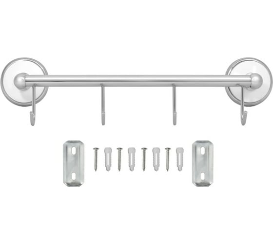 Настенный кронштейн Solinne Blanco 4 крючка хром B-51108-4 2536.317