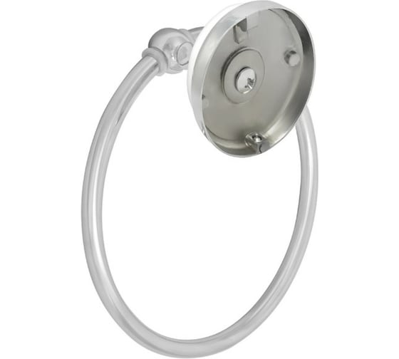 Полотенцедержатель Solinne Blanco кольцевой хром-белый B-51103 1402.204